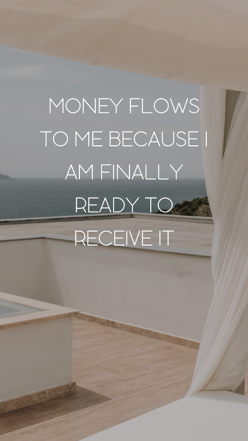 7 Day Money Mindset Affirmation Phone Backgrounds